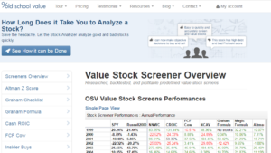 OSV Stock Screen